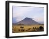 Ol Doinyo Lengai, the Maasai's Mountain of God, in Early Morning Sunlight, Tanzania-Nigel Pavitt-Framed Photographic Print