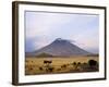 Ol Doinyo Lengai, the Maasai's Mountain of God, in Early Morning Sunlight, Tanzania-Nigel Pavitt-Framed Photographic Print