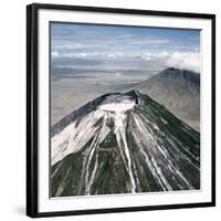 Ol Doinyo Lengai, the Maasai's Mountain of God, the Only Active Volcano in Gregory Rift, Tanzania-Nigel Pavitt-Framed Photographic Print