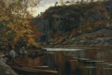 Landscape from the Forest Fjord, 1887-Olaf Isaachsen-Giclee Print