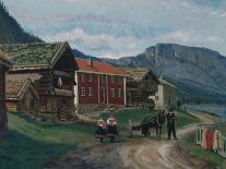 Landscape from the Forest Fjord, 1887-Olaf Isaachsen-Giclee Print