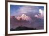 Olana in the Clouds-Frederic Edwin Church-Framed Art Print