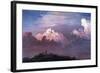 Olana in the Clouds-Frederic Edwin Church-Framed Art Print