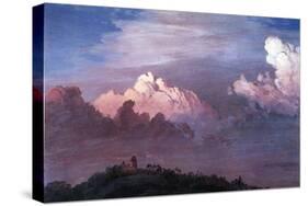 Olana in the Clouds-Frederic Edwin Church-Stretched Canvas