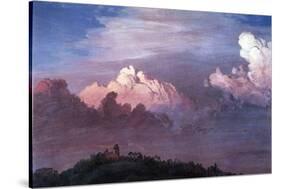 Olana in the Clouds-Frederic Edwin Church-Stretched Canvas