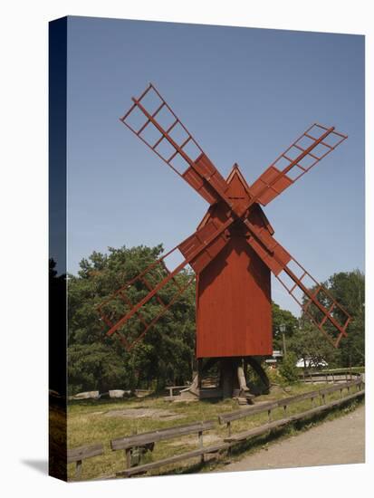 Oland Windmill, Skansen, Stockholm, Sweden, Scandinavia, Europe-Rolf Richardson-Stretched Canvas