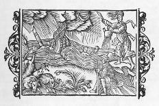 Three Gods of the Ancient Peoples of Northern Europe, Frigga Thor and Odin-Olaus Magnus-Art Print