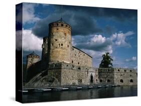 Olavinlinna Castle Dating from 1475, Savonlinna, Finland, Scandinavia, Europe-Jenny Pate-Stretched Canvas