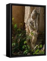 Old Abandoned Buddhist Temples in the Inle Lake Region, Shan State, Myanmar-Julio Etchart-Framed Stretched Canvas