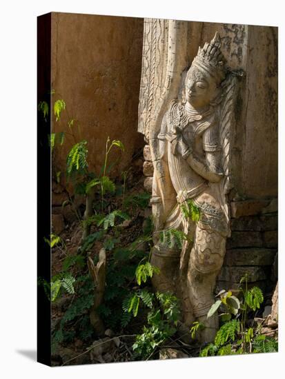 Old Abandoned Buddhist Temples in the Inle Lake Region, Shan State, Myanmar-Julio Etchart-Stretched Canvas