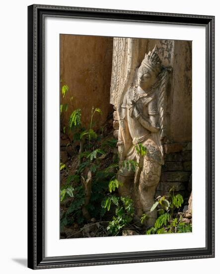 Old Abandoned Buddhist Temples in the Inle Lake Region, Shan State, Myanmar-Julio Etchart-Framed Photographic Print