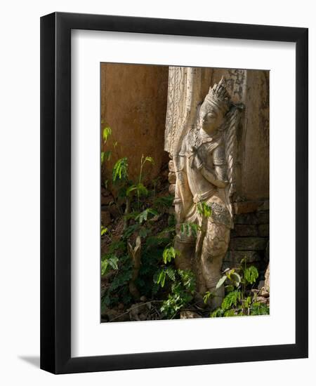 Old Abandoned Buddhist Temples in the Inle Lake Region, Shan State, Myanmar-Julio Etchart-Framed Photographic Print