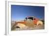 Old Abandoned Car Outside the Service Station at Solitaire-Lee Frost-Framed Photographic Print