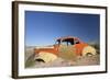 Old Abandoned Car Outside the Service Station at Solitaire-Lee Frost-Framed Photographic Print