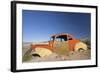 Old Abandoned Car Outside the Service Station at Solitaire-Lee Frost-Framed Photographic Print