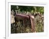 Old Abandoned Farm Tractor, Defiance, Missouri, USA-Walter Bibikow-Framed Photographic Print