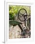 Old Abandoned Farm Tractor, Defiance, Missouri, USA-Walter Bibikow-Framed Photographic Print