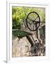 Old Abandoned Farm Tractor, Defiance, Missouri, USA-Walter Bibikow-Framed Photographic Print