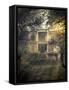 Old Abandoned  Scary Haunted House-Netfalls-Framed Stretched Canvas