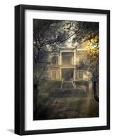 Old Abandoned  Scary Haunted House-Netfalls-Framed Photographic Print