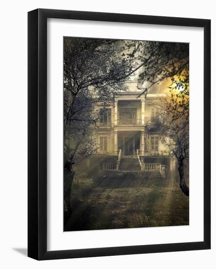 Old Abandoned  Scary Haunted House-Netfalls-Framed Photographic Print