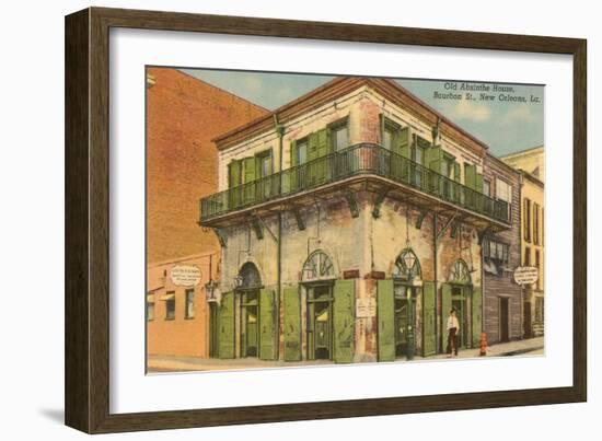 Old Absinthe House, New Orleans, Louisiana-null-Framed Art Print