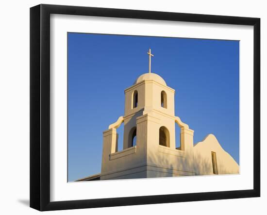 Old Adobe Mission Church, Scottsdale, Phoenix, Arizona, United States of America, North America-Richard Cummins-Framed Photographic Print