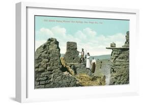 Old Adobe Ruins, Warner Hot Springs-null-Framed Premium Giclee Print