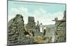 Old Adobe Ruins, Warner Hot Springs-null-Mounted Premium Giclee Print