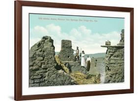 Old Adobe Ruins, Warner Hot Springs-null-Framed Art Print