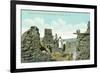 Old Adobe Ruins, Warner Hot Springs-null-Framed Art Print