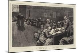 Old Age, a Study at the Westminster Union-Hubert von Herkomer-Mounted Giclee Print