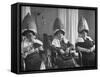 Old Age Essay: Seniors under Dryers in Hair Salon-Alfred Eisenstaedt-Framed Stretched Canvas