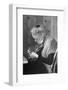 Old Age Essay: Woman Knitting-null-Framed Photographic Print