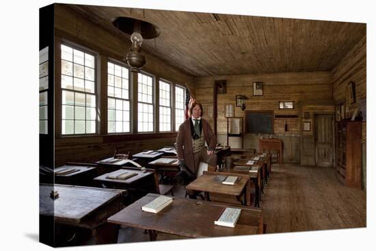 Old Alabama Town Classroom-Carol Highsmith-Stretched Canvas