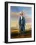 'Old Alick', Alick Brotherton (1756-1840) the Holemaker of Royal Blackheath Golf Club, C.1835-R.S.E Gallen-Framed Giclee Print