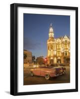 Old American Car, Havana, Cuba, West Indies, Caribbean, Central America-Angelo Cavalli-Framed Photographic Print