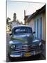 Old American Car Parked on Cobbled Street, Trinidad, Cuba, West Indies, Central America-Lee Frost-Mounted Photographic Print