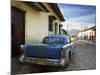 Old American Car Parked on Cobbled Street, Trinidad, Cuba, West Indies, Central America-Lee Frost-Mounted Photographic Print