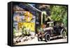 Old American Car-Philippe Hugonnard-Framed Stretched Canvas