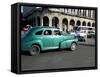 Old American Cars, Havana, Cuba, West Indies, Central America-R H Productions-Framed Stretched Canvas