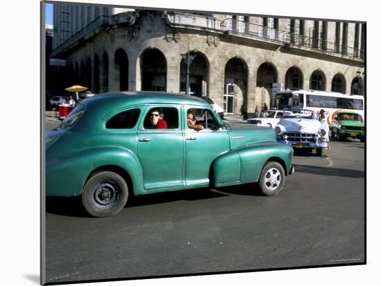 Old American Cars, Havana, Cuba, West Indies, Central America-R H Productions-Mounted Photographic Print