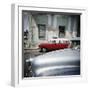 Old American Cars Operating as Private Taxis, Havana, Cuba, West Indies, Central America-Lee Frost-Framed Photographic Print