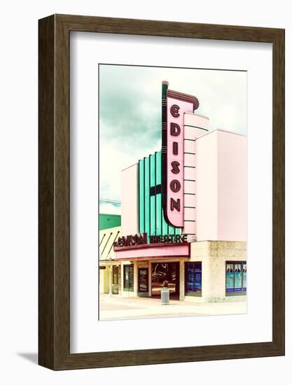 Old American Theater - Edison Theatre-Philippe Hugonnard-Framed Photographic Print