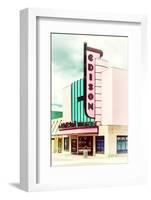 Old American Theater - Edison Theatre-Philippe Hugonnard-Framed Photographic Print