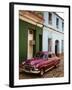 Old American Vintage Car, Trinidad, Sancti Spiritus Province, Cuba, West Indies-Yadid Levy-Framed Photographic Print