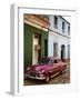 Old American Vintage Car, Trinidad, Sancti Spiritus Province, Cuba, West Indies-Yadid Levy-Framed Photographic Print