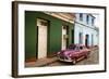 Old American Vintage Car, Trinidad, Sancti Spiritus Province, Cuba, West Indies-Yadid Levy-Framed Photographic Print