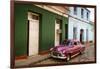 Old American Vintage Car, Trinidad, Sancti Spiritus Province, Cuba, West Indies-Yadid Levy-Framed Photographic Print