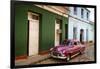 Old American Vintage Car, Trinidad, Sancti Spiritus Province, Cuba, West Indies-Yadid Levy-Framed Photographic Print